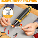 SEEKONE Mini Heat Gun, 350W 2-Temp Settings 500℉ & 842℉（260℃& 450℃） Fast Heat Hot Air Gun Tool with Reflector Nozzle and 4.9Ft Long Cable Overload