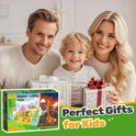 Magnetic Blocks - Build Mine Magnet World Magic Portal Set, Magnetic Tiles Building Blocks Toddler Toy STEM Sensory Outdoor Toys for 3+ Year Old Boys