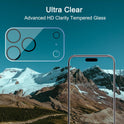 Ailun 3 Pack Camera Lens Protector for iPhone 17 Pro Max,Tempered Glass,9H Hardness,Ultra HD,Anti-Scratch,Case Friendly,Does not Affect Night