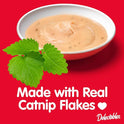Delectables Squeeze Up Catnip Variety Pack, Creamy Squeezable Puree, Lickable Wet Cat Treats, Grain Free, No Added Fillers, No by-Products, No Added