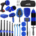 26Pcs Car Detailing Brush Set, Car Detailing Kit, Car Detailing Brushes, Car Cleaning Kit, Car Windshield Cleaning Tool, Professional Car Care kit