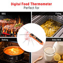 ThermoPro Digital Instant Read Meat Thermometer for Grilling Waterproof Kitchen Food Thermometer with Calibration & Backlight Smoker Oil Fry Candy