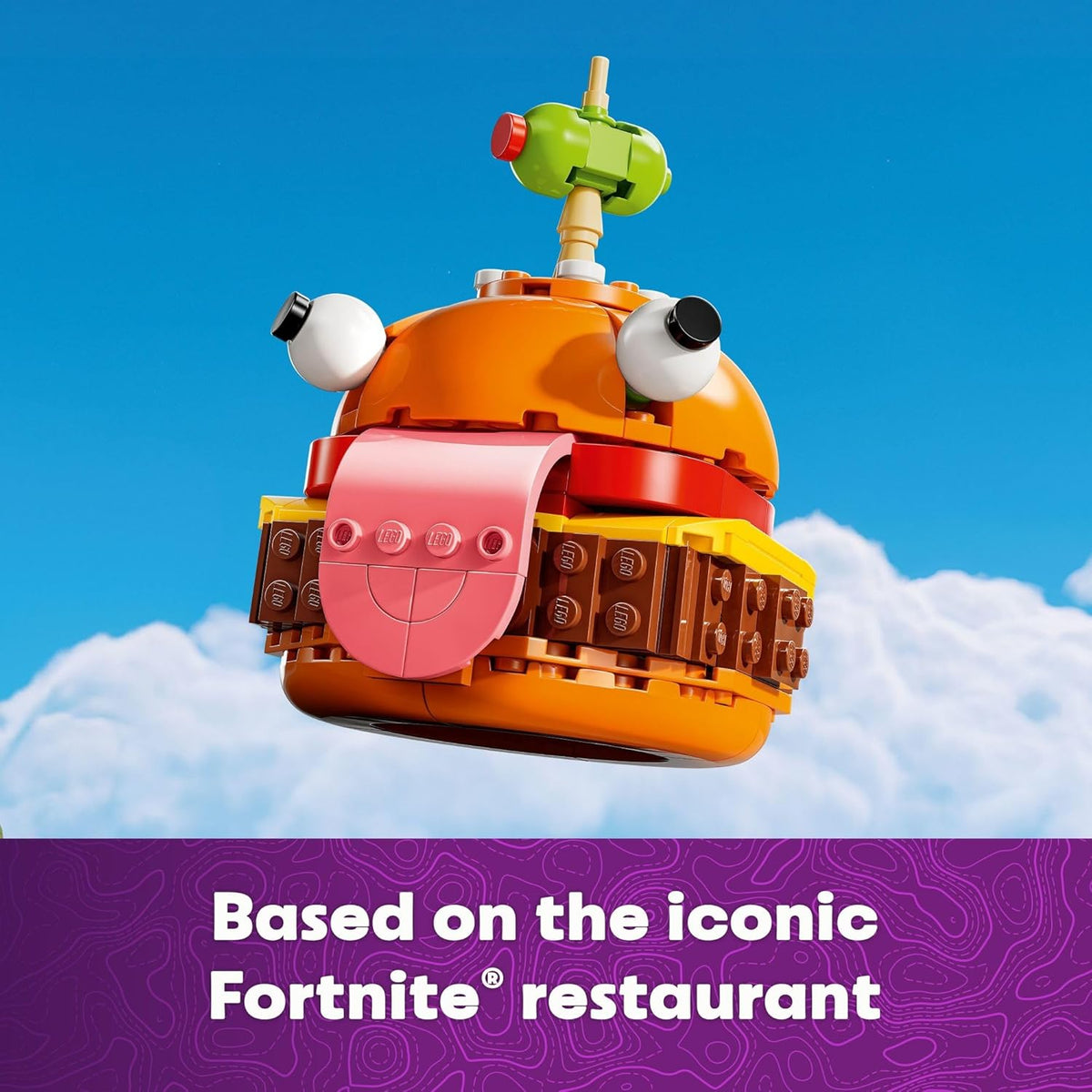 LEGO Fortnite Durrr Burger Building Set - Kids Toy for Gamers, Ages 9+ - Display Model, Collectible Fortnite Toy - Gift for Boys & Girls - 77070
