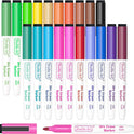 Shuttle Art Magnetic Whiteboard Markers, 20 Pieces Fine Tip and Eraser, Dry Erase Whiteboard Markers, for Writing on Whiteboards, Weekly Planner