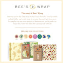 Bee's Wrap Beeswax Wraps for Food - Honeycomb 3 Pack (S, M, L) Made in USA Reusable & Organic Food Wraps, Sandwich Wrap & Bowl Covers - Eco-Friendly