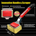 GRILLART Grill Brush Bristle Free. SteamWizards BBQ Replaceable Cleaning Head, Unique Seamless-Fit Scraper Tool for Cast Iron/Stainless-Steel Grates