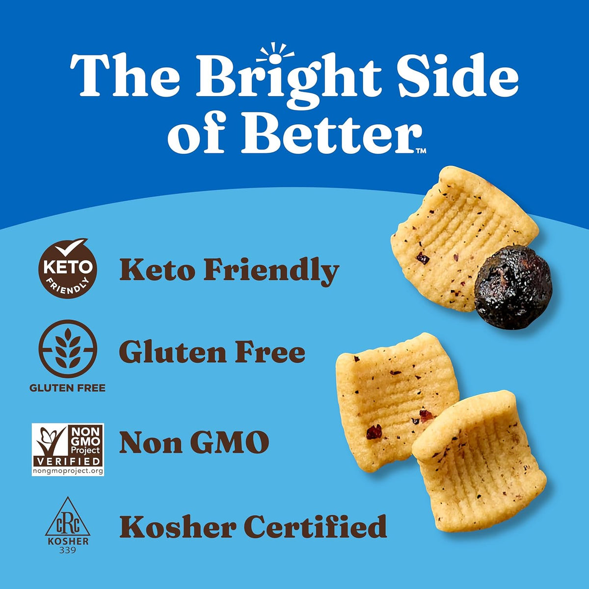 Catalina Crunch Protein Cereal - Breakfast Cereal with 10g of Protein, No Added Sugar - Gluten Free, Keto Friendly - Blueberry Muffin - 8 oz. Bag
