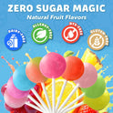 Zollipops Clean Teeth Lollipops, Anti Cavity, Sugar Free Candy for a Healthy Smile Great for Kids, Diabetics and Keto Diet, Natural Fruit Variety