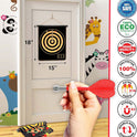 Magnetic Dart Board for Kids - Indoor Outdoor Darts Game, 16pcs Magnetic Darts, Double Sided Board Games Set, Best Toys Gifts for Teenage Age 5 6 7 8