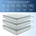 Full Size Mattress, 12 Inch Hybrid Mattress in a Box, Memory Foam Individually Wrapped Pocket Coils Innerspring Pressure Relief, Medium Firm