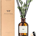 WEALD TRIBE Flower Reed Diffuser Set Eucalyptus & Lavender Scent For Bathroom Accessories Shelf Decor & Air Fresheners, Sticks Defusers With 4.0 fl