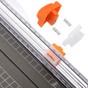 Firbon A4 Paper Cutter 12 Inch Titanium Paper Trimmer Scrapbooking Tool with Automatic Security Safeguard and Side Ruler for Craft Paper, Coupon
