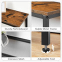 HOOBRO 29.5" Narrow Console Table, 3-Tier Entryway Table, Thin Sofa Table with Shelves, Side Table, Display Table, for Hallway, Entrance, Living