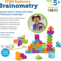 Learning Resources STEM Explorers Brainometry - 3d Puzzle, Brain Games, Brainteaser, Building Logic Toys, Gifts For Boys and Girls, Fine Motor Skills
