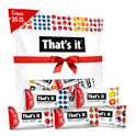 That's it. Mini Fruit Bars (Variety 35 Pack) No Sugar Added, Plant-Based, Vegan & Gluten Free, Breakfast Bar, Paleo, for Children & Adults, Non GMO