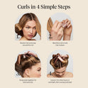 Kitsch Satin Hair Curlers, Heatless Curling Rod - Jumbo Flexi Rod, Heatless Hair Curler - Hair Curlers to Sleep In - No Heat Overnight Curls