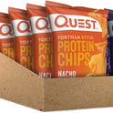 Quest Nutrition Tortilla Style Protein Chips Variety Pack, Chili Lime, Nacho Cheese, Loaded Taco, Low Carb, High Protein, Gluten Free, 1.1 oz (Pack