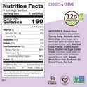 Lenny & Larry's Cookie-fied Protein Bar – Cookies & Creme Vegan Protein Bars 9x45g – Healthy Snacks with 12g Plant Protein & 5g Fiber – Gluten free