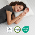 Novilla King Mattress, 12 Inch King Size Memory Foam Mattress with Comfort Foam for Pressure Relief & Cool Fresh Sleep, Removable Washable