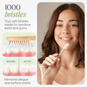 Bamboo Toothbrushes 10 Pack - BPA Free Soft Bristles Toothbrushes, Eco-Friendly, Natural Wooden Toothbrush