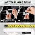 JUSTTOP Car Steering Wheel Desk for Laptop,Multipurpose Travel Car Accessories, Car Seat Stand Trays for Eating, Steering Wheel Under Table