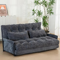 MAXYOYO Adjustable Floor Sofa Couch with 2 Pillows, Multi-Functional Bean Bag Bed, 5-Position Foldable Lazy Sofa Sleeper Bed with Armrest, Versatile