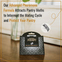 Dr. Killigan's Premium Double Potent Pantry Moth Traps with Pheromones Prime, Sticky Indian Meal Moth Traps for Kitchen, How to Get Rid of Moths