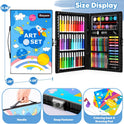iBayam Art Supplies, 149-Pack Drawing Kit Painting Art Set Art Kits Gifts Box, Arts and Crafts for Kids Girls Boys, with Coloring Book, Crayons