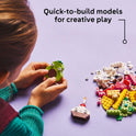 LEGO Classic Creative Food Friends Building Toy Set - Pretend Play Food for Kids, Boys and Girls, Ages 4+ - Learning and Educational Toy for