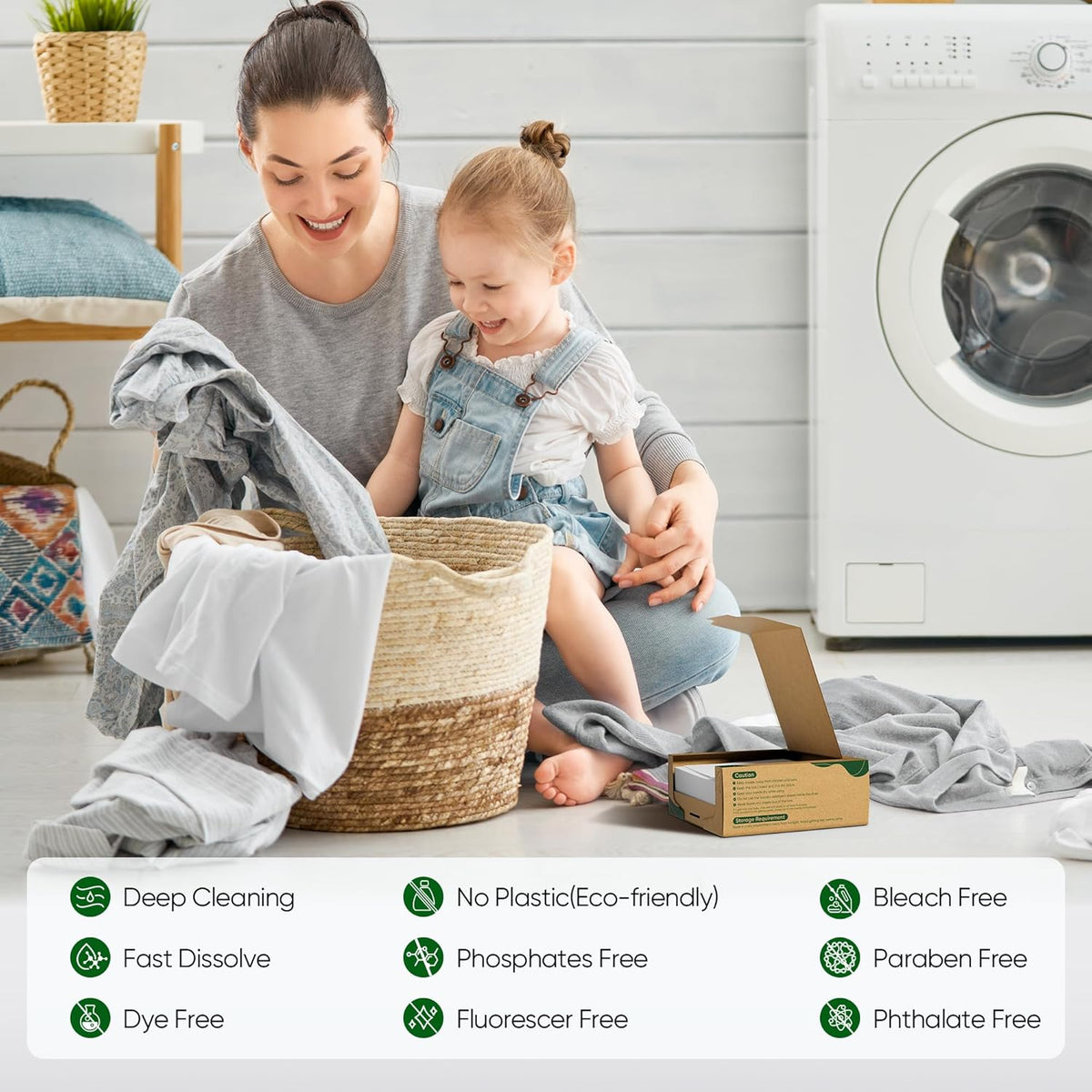 Travel Laundry Detergent Sheets Fisroa 300 Loads Eco-friendly Washing Detergent Sheets Plastic-Free Washer Sheets, Fresh Linen Scent Liquidless