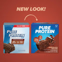 Pure Protein Chocolate Deluxe Protein Bars – 20g Protein, 3g Sugar, 190 Calories (12 count) Low Sugar* High Protein Snack - Gluten Free - Perfect for