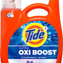 Tide Ultra Oxi Boost Liquid Laundry Detergent, 132 fl oz, 94 Loads, Advanced Stain Remover, Laundry Detergent Liquid with Extra Oxi Power (Packaging