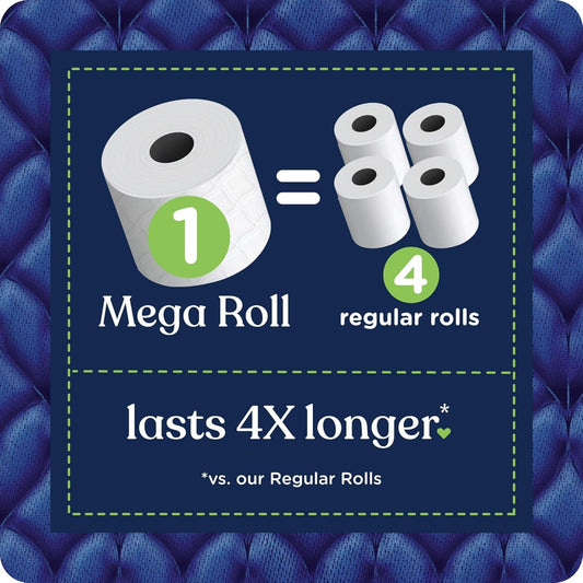 Quilted Northern Ultra Soft & Strong Toilet Paper, 18 Mega Rolls = 72 Regular Rolls, 5X Stronger, Premium Soft Toilet Tissue with Recyclable Paper
