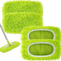 Reusable Dry Sweeping Cloths Microfiber Wet Mop Pads Compatible with Swiffer Sweeper Mop Replacement Sweeping Mopping pad Refills for Hardwood