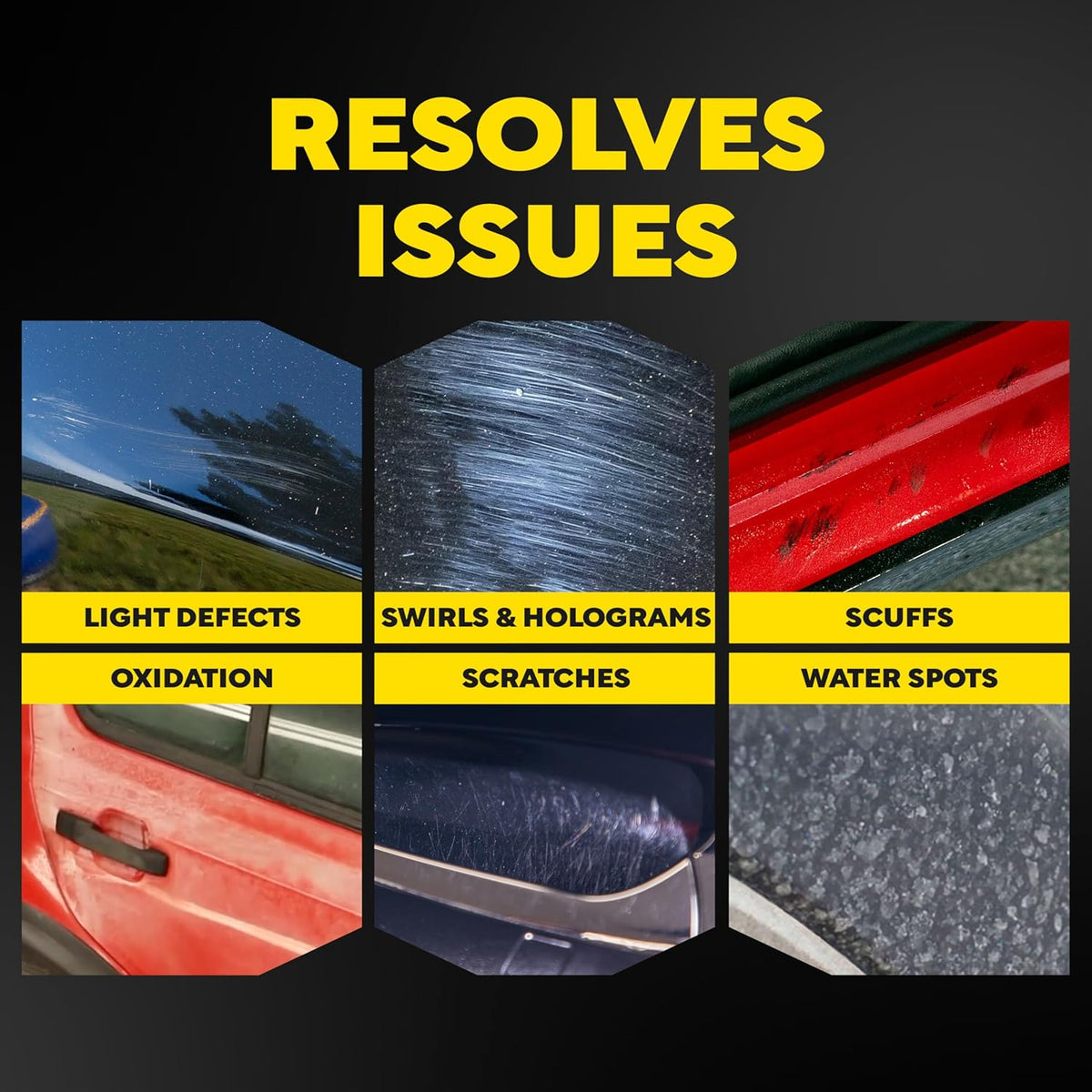 Meguiar’s Mirror Glaze M105 Ultra-Cut Compound, Pro-Grade Car Compound for Removing Scratches and Heavy Swirls, Restores Gloss and Clarity, Car Guy