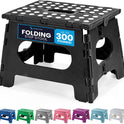 Handy Laundry Folding Step Stool - Sturdy Enough Collapsible Stool to Support Adults and Safe Enough for Kids - Opens Easy with One Flip - Great for