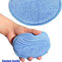 Microfiber Wax Applicator Pads, Car Wax Applicator, Buffing & Detail Polishing Foam Pads for Car Cleaning and Fine Polishing (5" Diameter, 6 Pack)…
