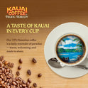 Kauai Coffee Ground Coffee – Smooth, Rich, Medium Roast – Nutty Caramel and Tropical Coconut – Arabica Coffee, 10% Hawaiian with No Bitterness
