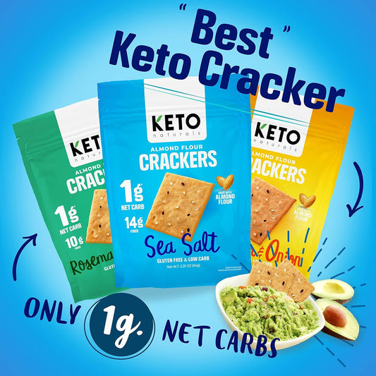 keto snacks Keto Crackers chips (variety) low carb Crackers Almond flour. Low carb snack keyto cracker zero carbs snacks no sugar, 0 no carbs sugar