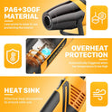 SEEKONE Mini Heat Gun, 350W 2-Temp Settings 500℉ & 842℉（260℃& 450℃） Fast Heat Hot Air Gun Tool with Reflector Nozzle and 4.9Ft Long Cable Overload