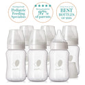 Evenflo Feeding Premium Proflo Venting Balance Plus Wide Neck Baby, Newborn and Infant Bottles - Helps Reduce Colic - 9 Ounce (Pack of 6)