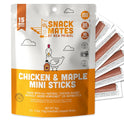 The New Primal Snack Mates Chicken & Maple Sticks, Gluten Free Healthy Snacks for Kids, Low Sugar High Protein Back to School Snacks, Mini Paleo