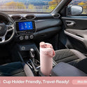 26 oz Insulated Water Bottle with 2-in-1 Straw and Spout Lid, Keep Cold 24H, Leak-Proof, Fits in Car Cup Holder, Stainless Steel Water Bottle for