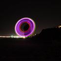 Foxtail LED - Outdoor Throw and Catch Light Up Game - Foam Ball & Tail Glow at Night - Play in The Dark - Fun Gift Idea for Kids & Adults, Boys