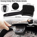 7Pcs Car Wheel Brush kit, Tire Brush, Wheel Cleaner Brush, Soft-bristled Rim Cleaner Brush, Tire Shine Applicator Pad, Car Detailing Brushes, Wheel