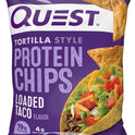 Quest Nutrition Tortilla Style Protein Chips Variety Pack, Chili Lime, Nacho Cheese, Loaded Taco, Low Carb, High Protein, Gluten Free, 1.1 oz (Pack