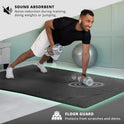 bemaxx Gym Mats Set - 18 pcs EVA Interlocking Foam Floor Tiles (12.6"x12.6"x0.4") 18sqft Protective Gym Flooring Sports Home Workout Exercise Mats