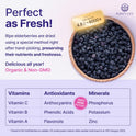 Certified USDA - 100% Organic Dried Elderberries - 1lb Bulk - Non-Irradiated, Non-Gmo, Whole Black Elderberry Immune Support For Making Elder Syrup