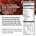 Old Trapper Beef Jerky, Old-Fashioned 8 Ounce Bag, Tender Meat Snacks for Lunches or Between Meals, 11 Grams of Protein, Zero Grams of Fat, and 70