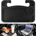JUSTTOP Car Steering Wheel Desk for Laptop,Multipurpose Travel Car Accessories, Car Seat Stand Trays for Eating, Steering Wheel Under Table